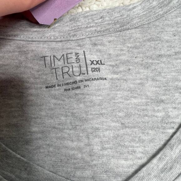 Pro Roe 1973 Gray Vneck Tee XXL - Picture 3 of 7